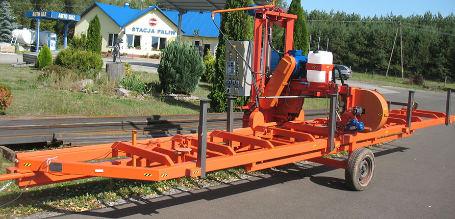 maszyny do drewna pilarki traki taśmowe wielopiła producent maszyn Polska